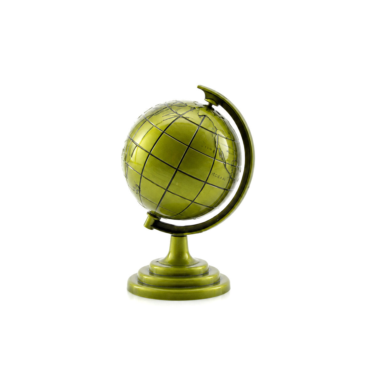 GLOBE KÜÇÜK METAL DÜNYA BİBLOSU - DEKORATİF SÜS EŞYASI (5643)