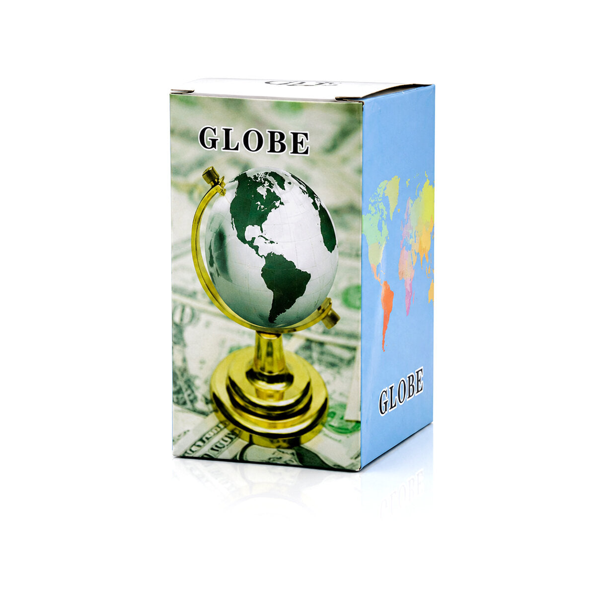 GLOBE KÜÇÜK METAL DÜNYA BİBLOSU - DEKORATİF SÜS EŞYASI (5643)