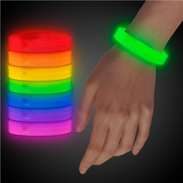 Glow Partisi Glow Ekstra Kalın Fosforlu Bileklik 6 Renk 6 Adet (5643)