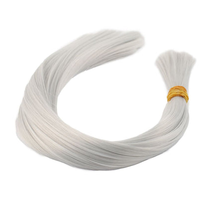 Açık Gri Renkli Sentetik Boğum Saç - 1Kg