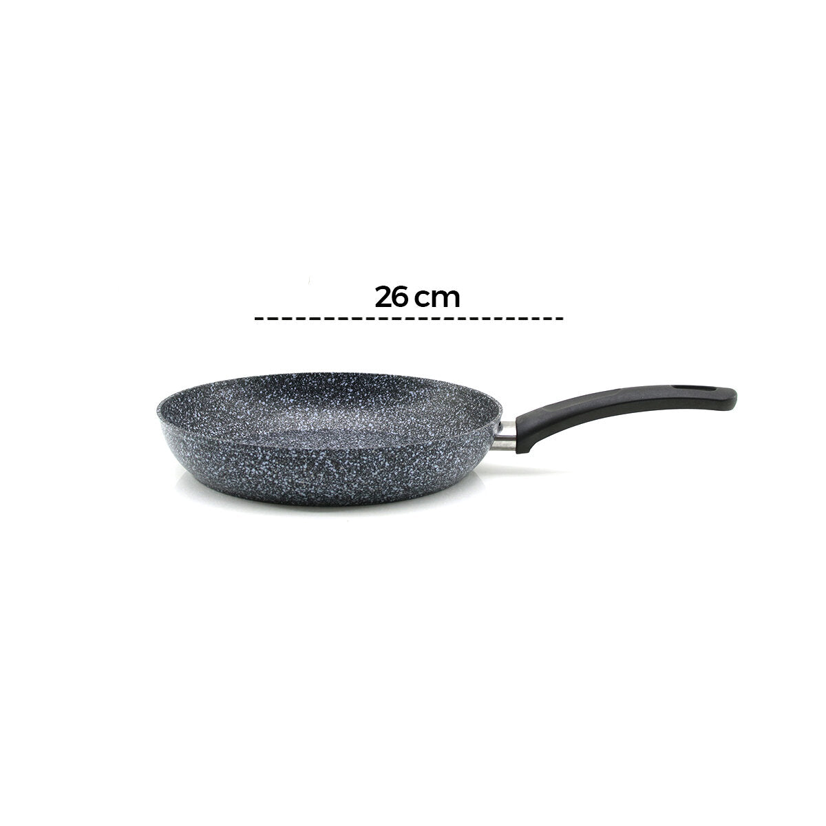 GRİ 7 PARÇA GRANİT TENCERE - TAVA SETİ 20-24CM DERİN - 27CM BASIK CAM KAPAK TENCERE - 26CM TAVA (5643)