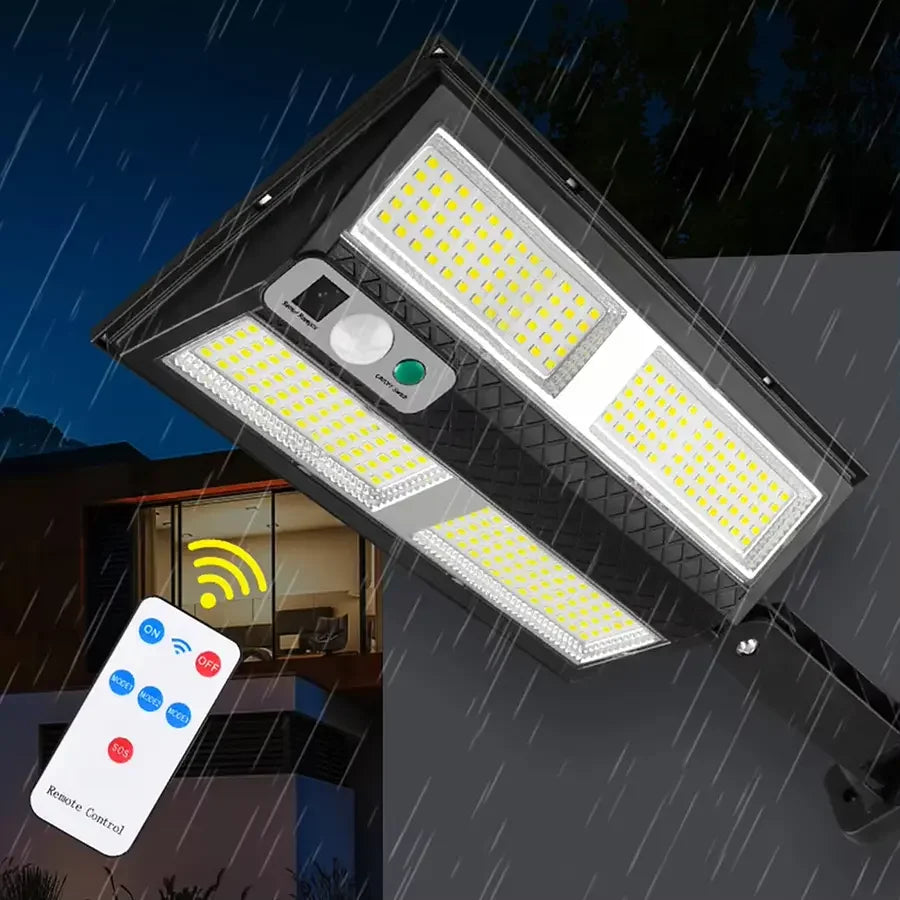 Hareket Sensörlü IP65 Güneş Enerjili LED Spot Kumandalı (5643)