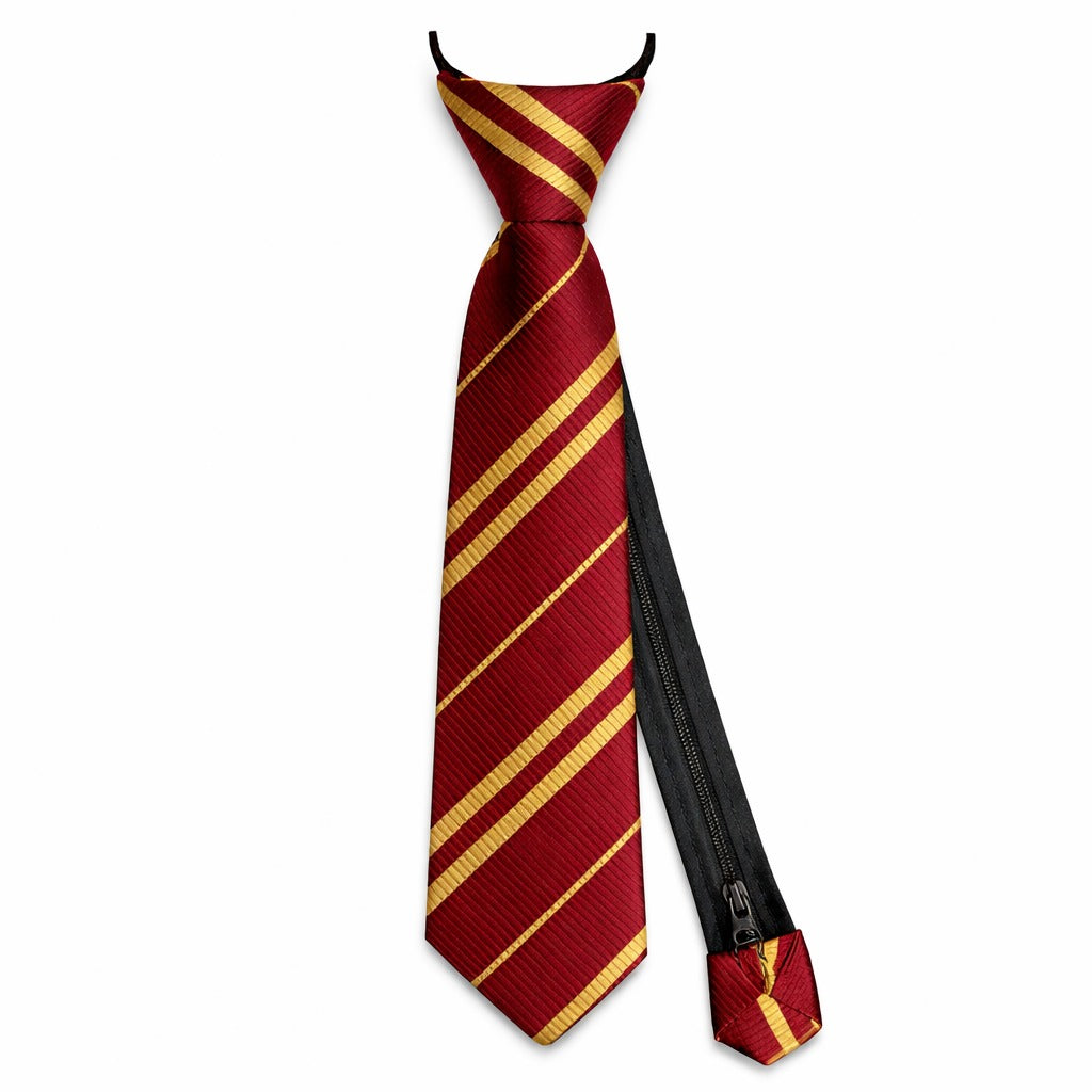 Harry Potter Gryffindor Fermuarlı Ayarlanabilir Kravat (5643)