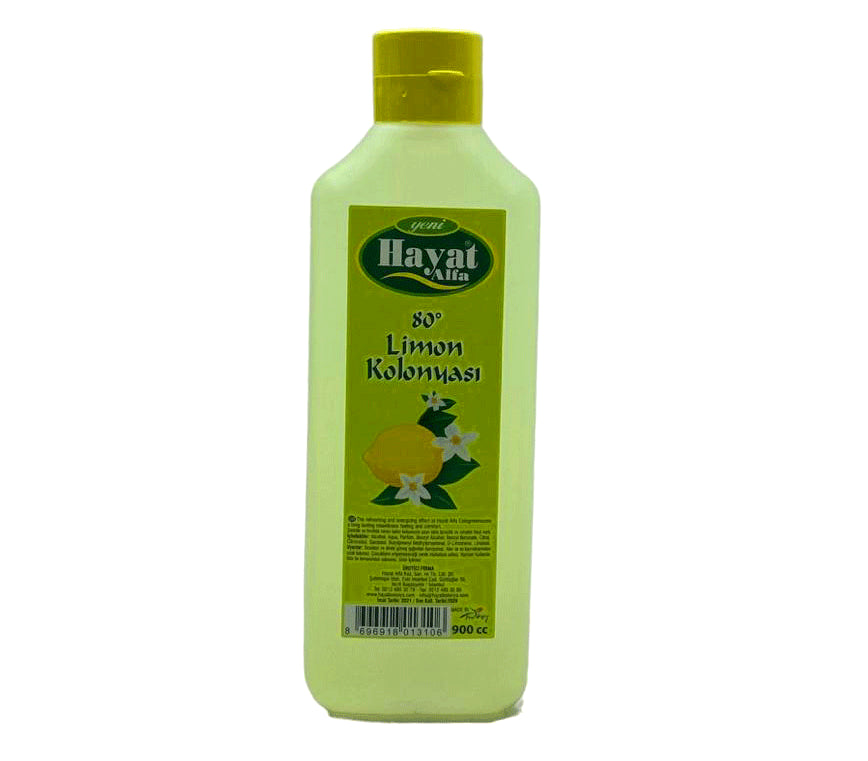 HAYAT 900ML LİMON KOLONYA BİDON (5643)