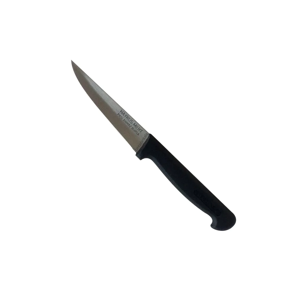 Hayruş Mert Paslanmaz Bursa Sebze Bıçağı 11 Cm, Plastik Sap