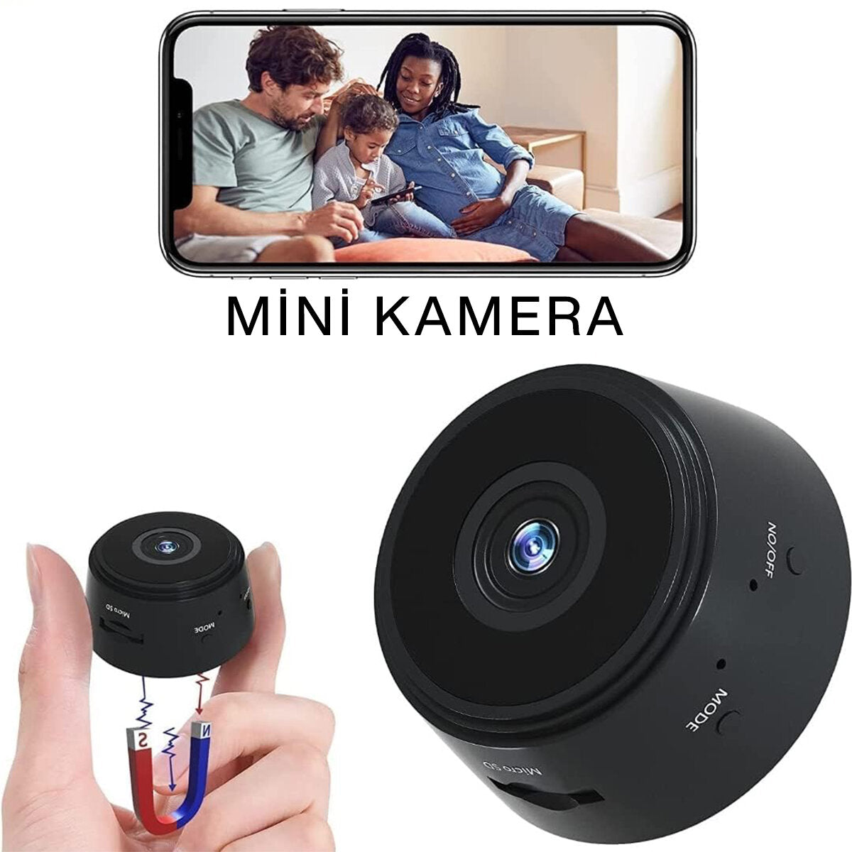 HD MİNİ KAMERA ŞARJLI HS-315 (5643)