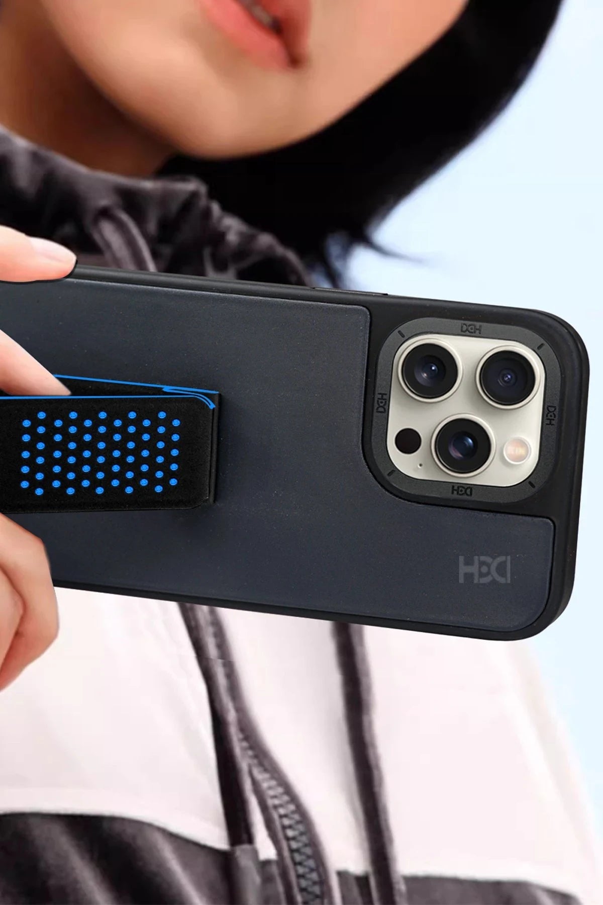HDD Apple iPhone 14 Pro HBC-239 Colombo Standlı Kapak - Siyah