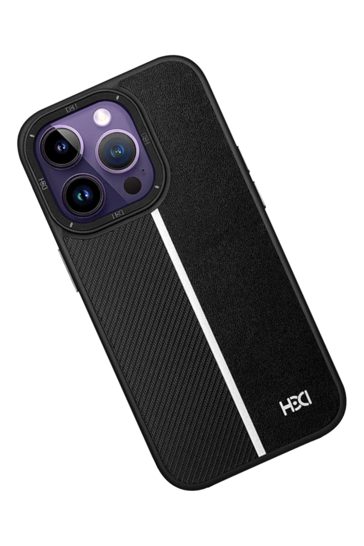 HDD Apple iPhone 14 Pro Max Kılıf HBC-155 Lizbon Kapak - Siyah