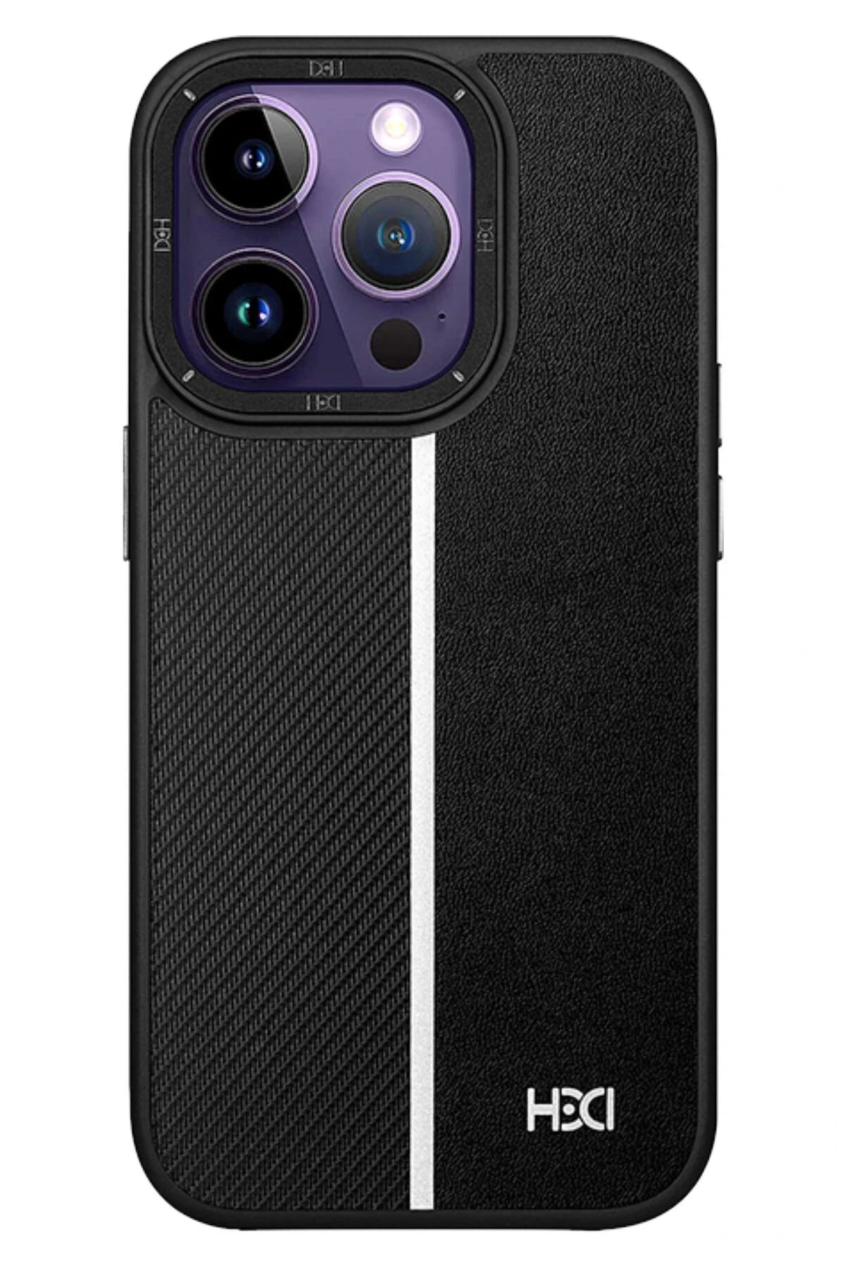 HDD Apple iPhone 14 Pro Max Kılıf HBC-155 Lizbon Kapak - Siyah