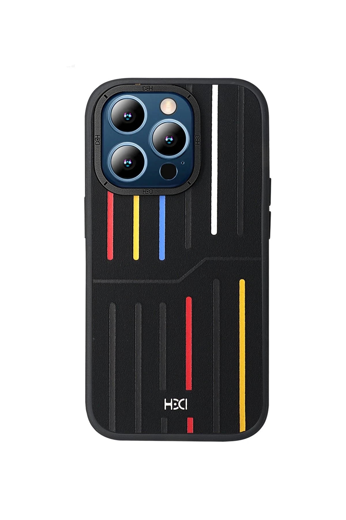 HDD Apple iPhone 15 Pro Kılıf HBC-221 Roma Kapak - Siyah