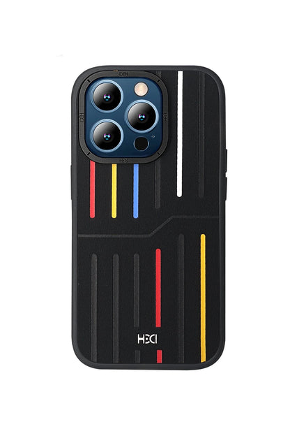 HDD Apple iPhone 15 Pro Kılıf HBC-221 Roma Kapak - Siyah
