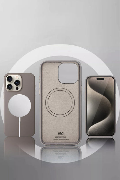 HDD Apple iPhone 15 Pro Max HBC-242 Dividing Magsafe Kapak - Siyah