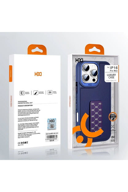 HDD Apple iPhone 15 Pro Max HBC-265 Madrid Magsafe Standlı Kapak - Siyah