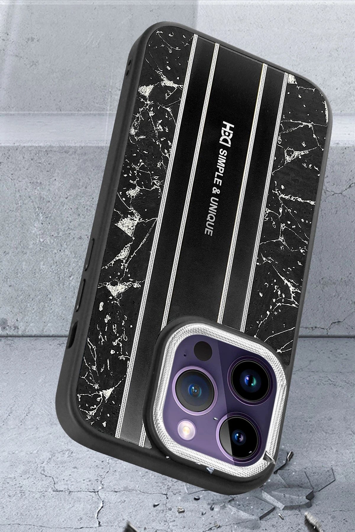 HDD Apple iPhone 15 Pro Max Kılıf HBC-188 Astra Kapak - Siyah