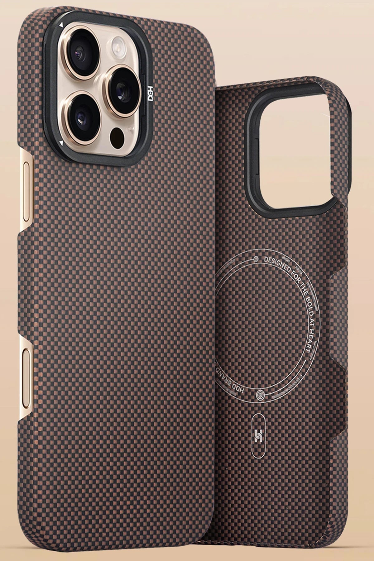 HDD Apple iPhone 16 Pro Blaze 1000D Kevlar Magsafe Kılıf - Siyah