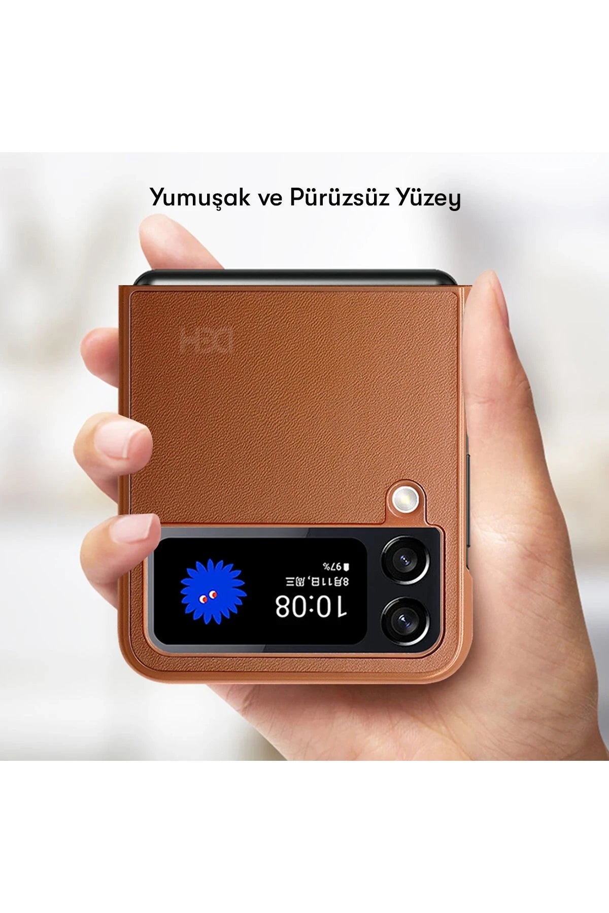 HDD Samsung Galaxy Z Flip 4 Kılıf HBC-156 Forum Magneticsafe Kapak - Siyah