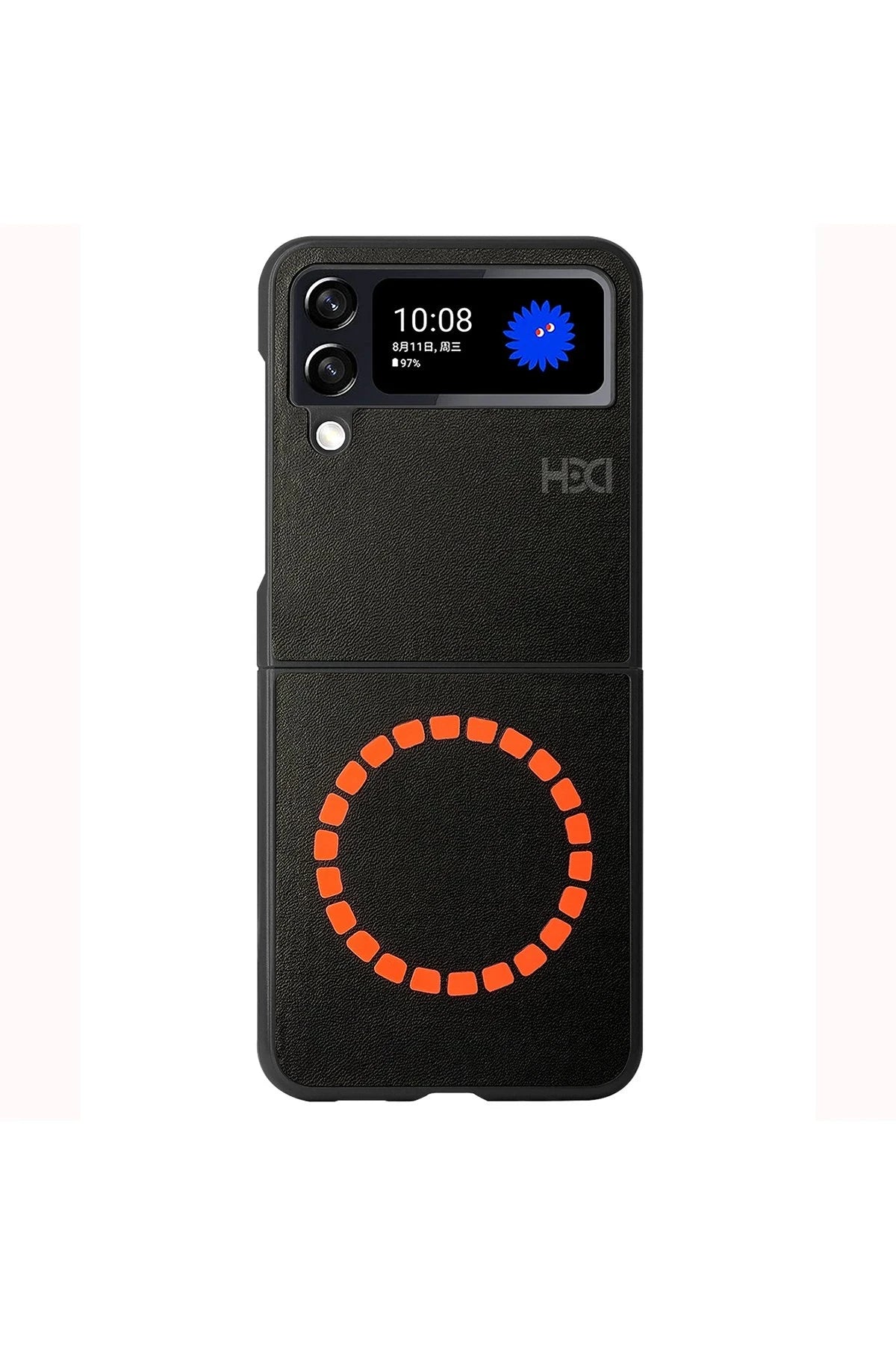 HDD Samsung Galaxy Z Flip 4 Kılıf HBC-156 Forum Magneticsafe Kapak - Siyah