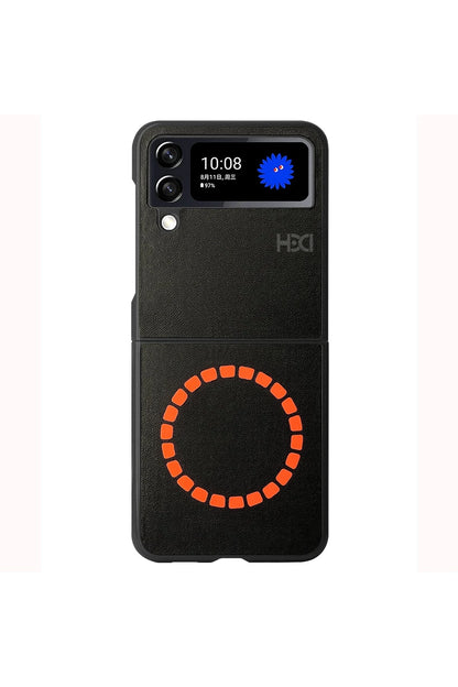 HDD Samsung Galaxy Z Flip 4 Kılıf HBC-156 Forum Magneticsafe Kapak - Siyah
