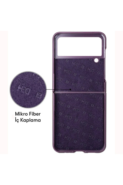 HDD Samsung Galaxy Z Flip 4 Kılıf HBC-156 Forum Magneticsafe Kapak - Siyah