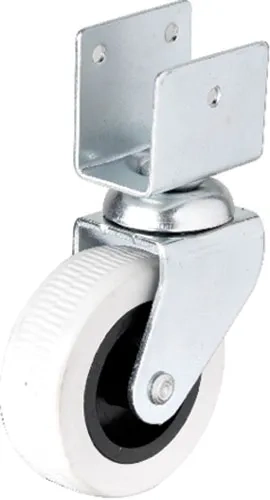 Hts 324 - 50x20 Mm Gri Kısa U Tablalı Teker 4 Adet