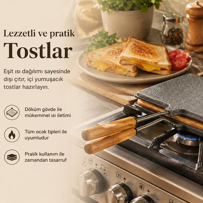 İÇ DIŞ GRANİT TOST MAKİNASI (5643)