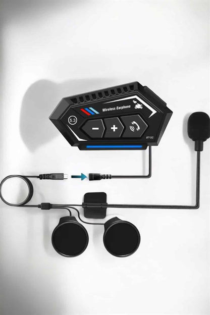 İnterkom Intercom Kask Kulaklık Bt22 Bluetooth Motosiklet Kulaklık 5.0 Bluetooth