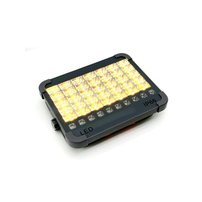 IP66 GÜNEŞ ENERJİLİ LED IŞIK SOLAR PROJEKTÖR - POWERBANK ÇAKARLI KAMP - DIŞ MEKAN PS-D002A (5643)