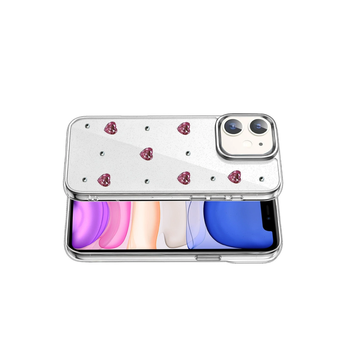 İphone 11 Fiyonk Desenli Kapak - Desen 3