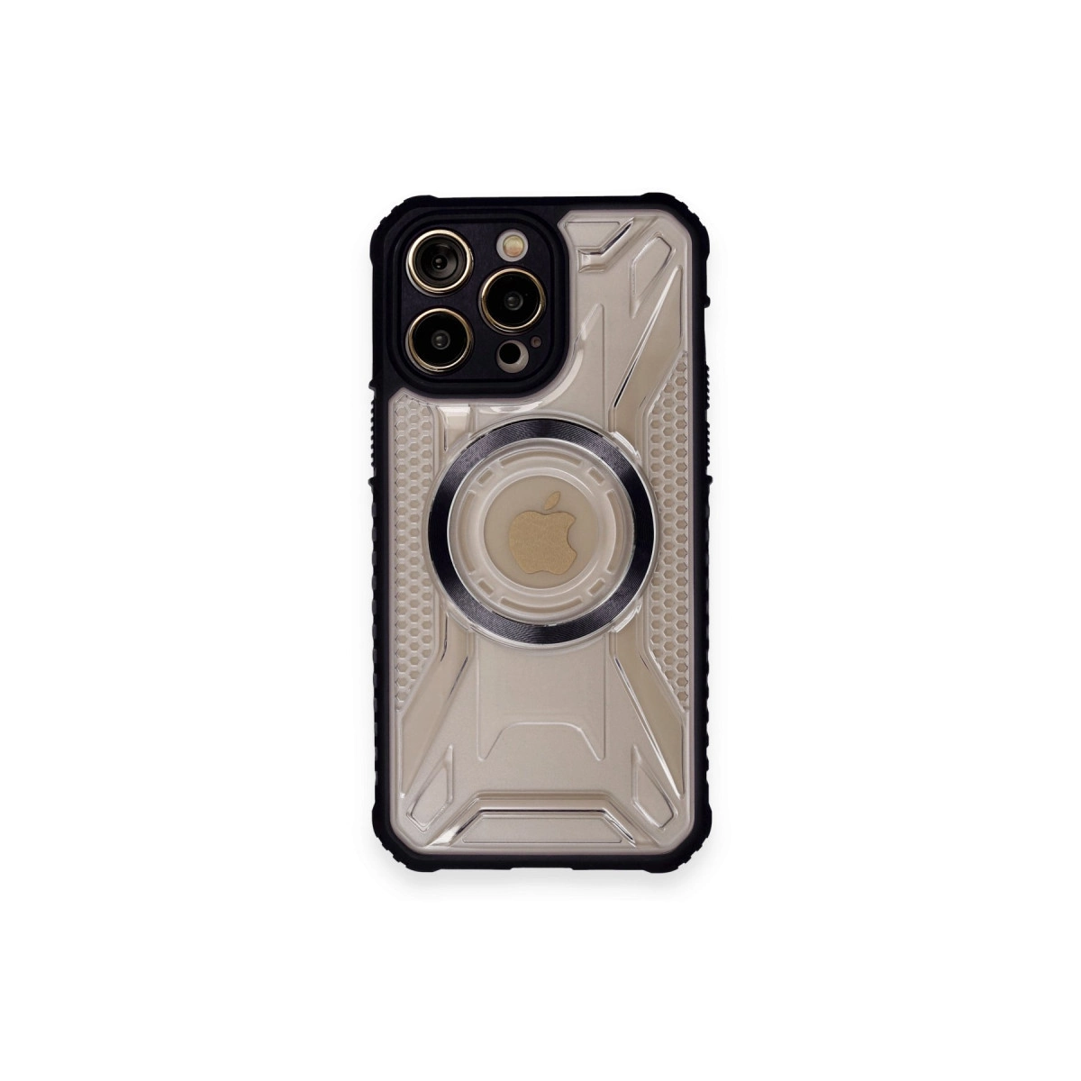 İphone 12 Pro Kılıf Prag Magneticsafe Kapak - Siyah