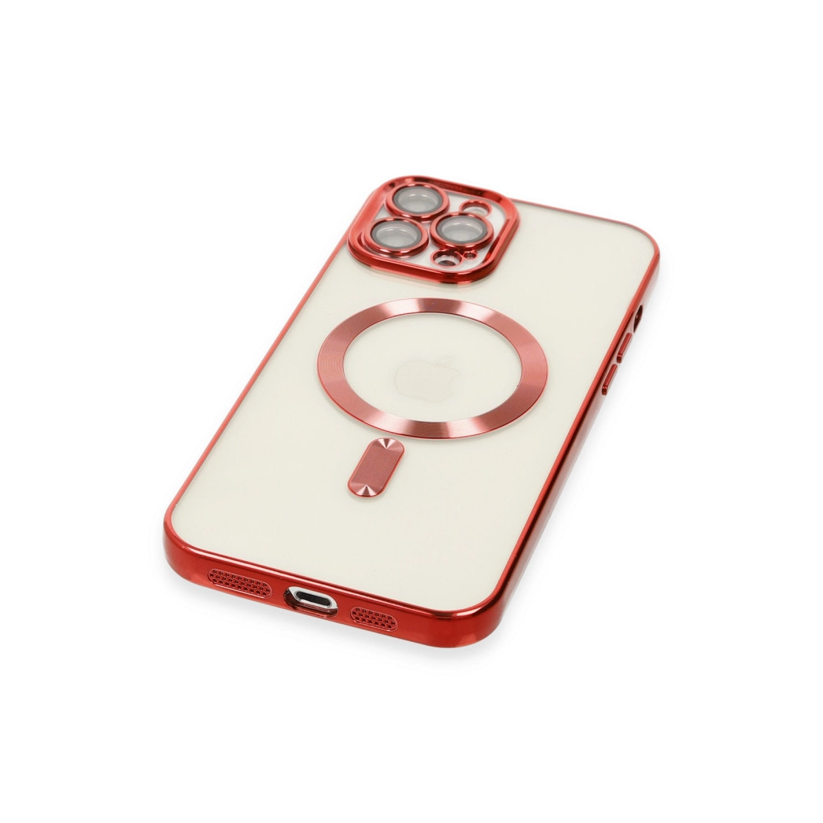 İphone 12 Pro Max Kılıf Kross Magneticsafe Kapak - Kırmızı