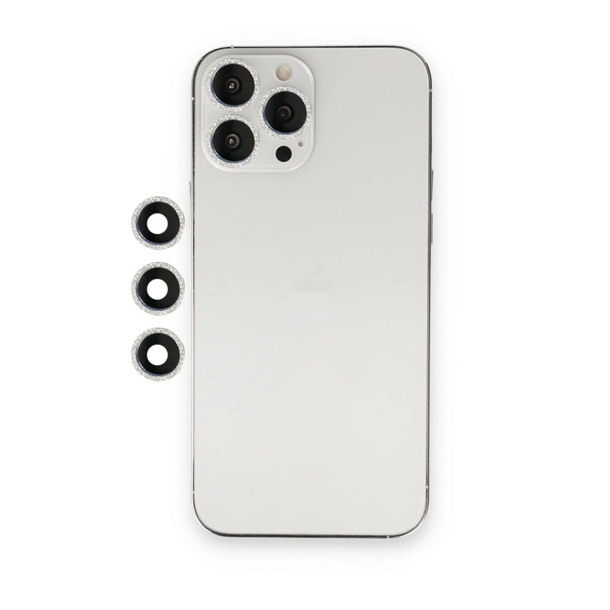 İphone 12 Pro Shine Kamera Lens - Gümüş