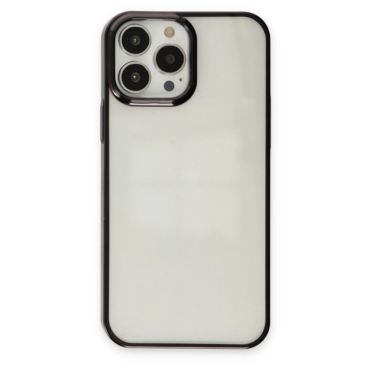 İphone 13 Pro Max Kılıf Element Silikon - Siyah
