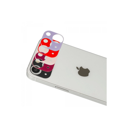 İphone 13 Rainbow Kamera Lens Koruma Cam - Rose Gold