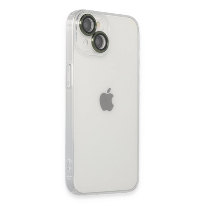 İphone 14 Kılıf Luko Lens Silikon - Yeşil