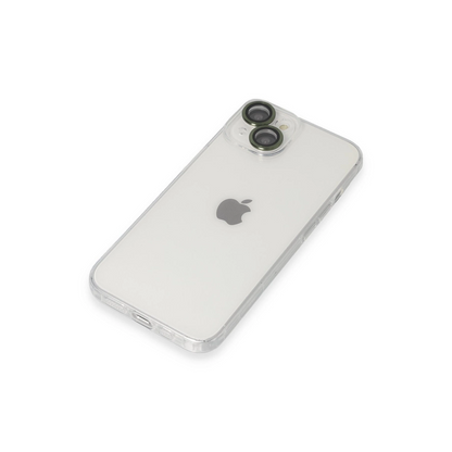 İphone 14 Kılıf Luko Lens Silikon - Yeşil