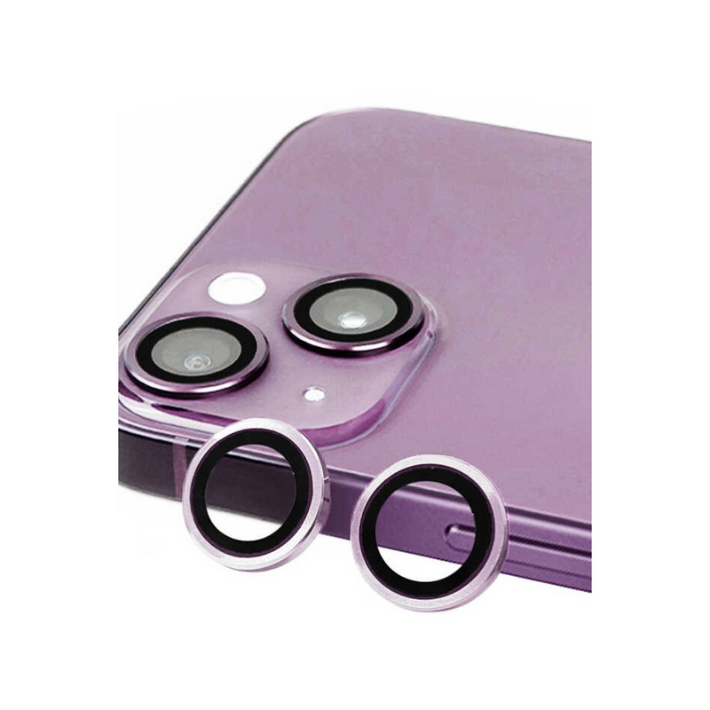 İphone 14 Plus Raze Metal Kamera Lens - Mor