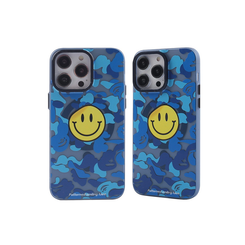İphone 14 Pro Kılıf Apollo Magneticsafe Desenli Kapak - Apollo Mavi - 1