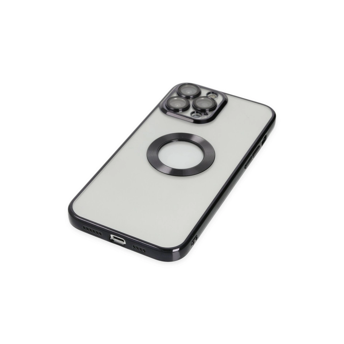 İphone 14 Pro Kılıf Slot Silikon - Siyah