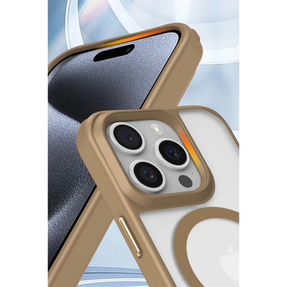 İphone 14 Pro Max Kılıf Enka Magsafe Silikon Kılıf - Şeffaf