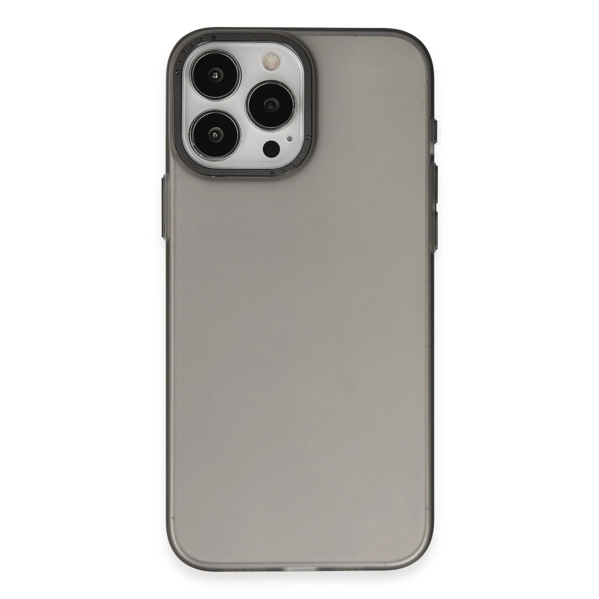 İphone 15 Pro Max Kılıf Modos Metal Kapak - Siyah