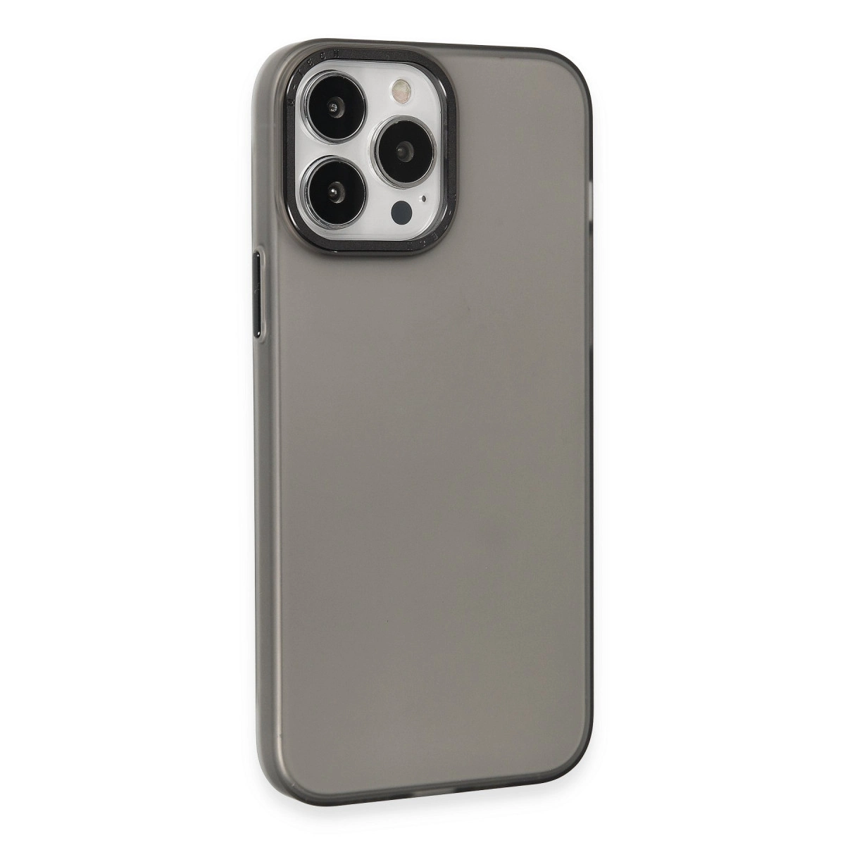 İphone 15 Pro Max Kılıf Modos Metal Kapak - Siyah