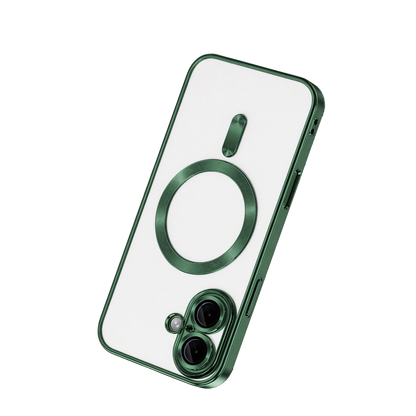 İphone 16 Kılıf Kross Magneticsafe Kapak - Koyu Yeşil