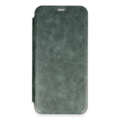 İphone 16 Plus Kılıf Flip Cover - Koyu Yeşil