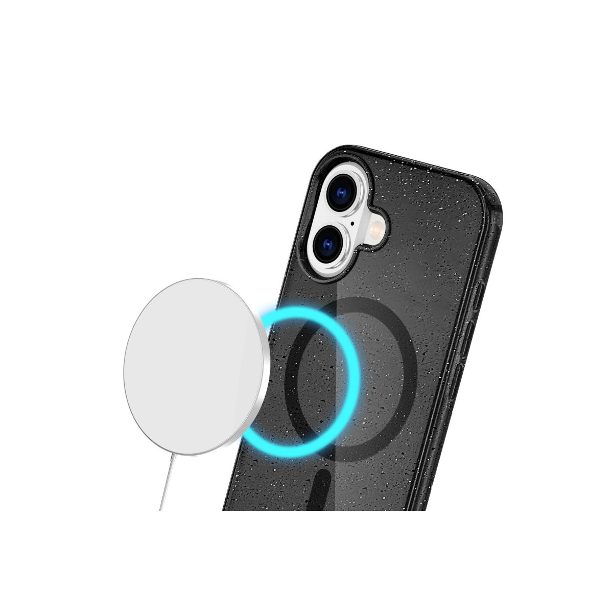İphone 16 Plus Kılıf Magsafe Kapak - Siyah