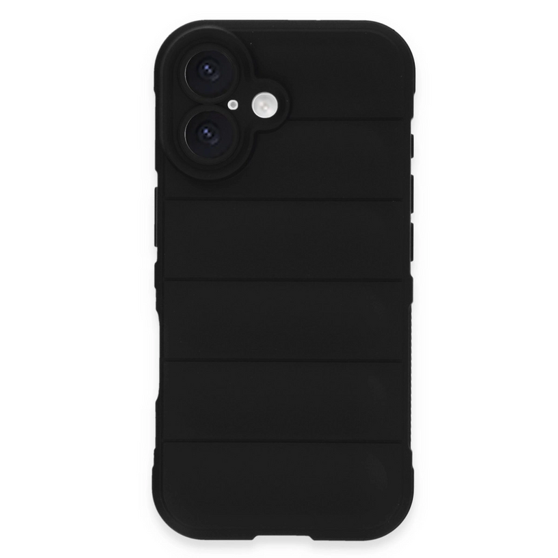 İphone 16 Plus Kılıf Optimum Silikon - Siyah