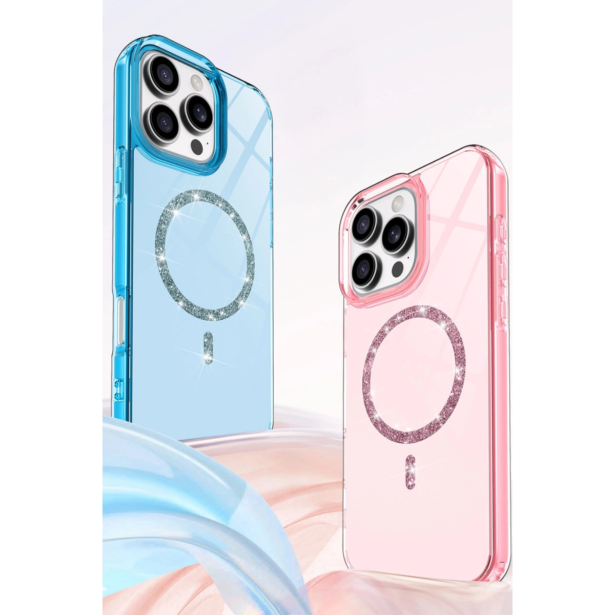 İphone 16 Pro Max Live Diamond Magsafe Kapak - Siyah