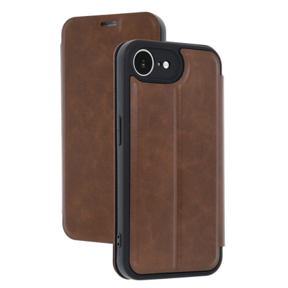 İphone 16e Kılıf Flip Cover - Taba
