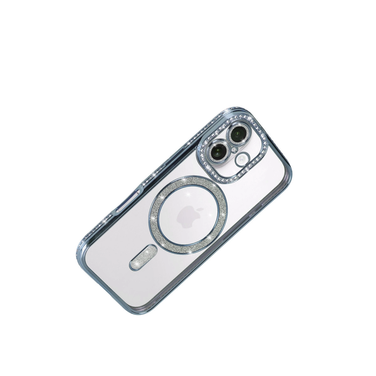 İphone 17 Joke Simli Magneticsafe Kılıf - Mavi