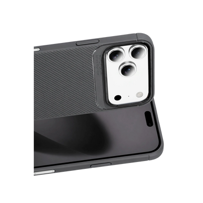 İphone 18 Pro Auto Focus Karbon Kapak - Gri