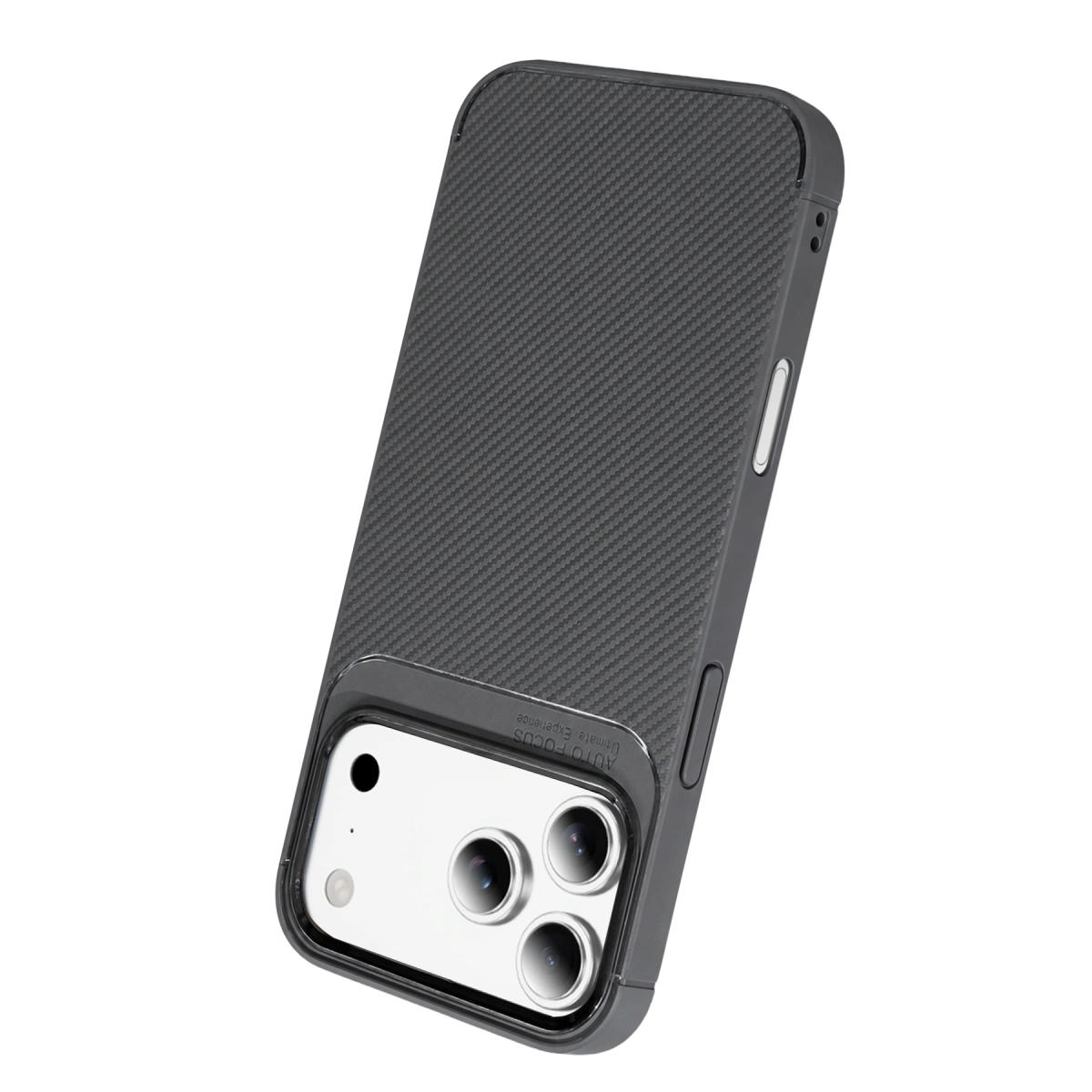 İphone 18 Pro Auto Focus Karbon Kapak - Gri
